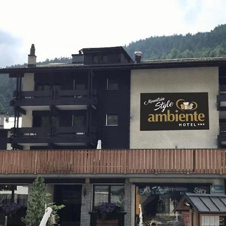 Hotel Ambiente Mountain Style Saas-Fee Zewnętrze zdjęcie